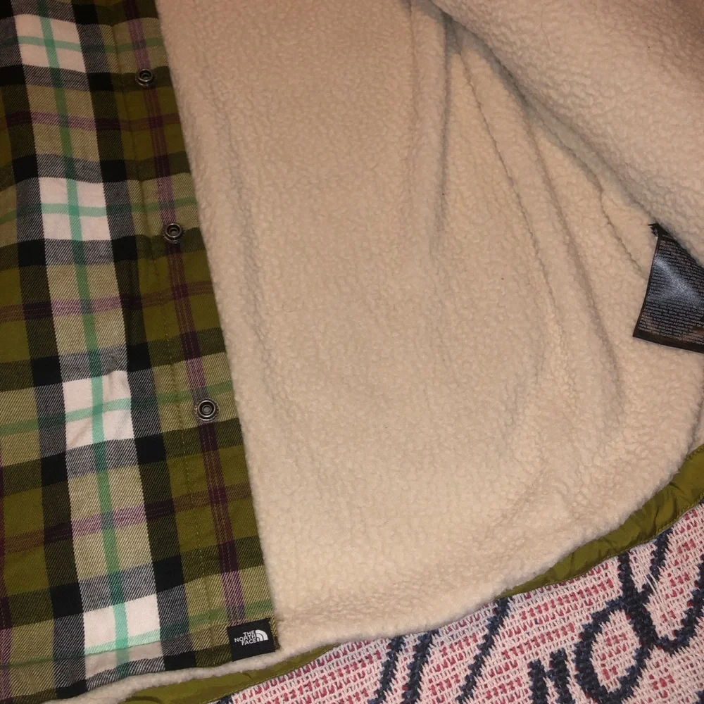The north face hooded flannel Sherpa